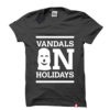 Vandals-On-Holidays-CLASSIC-LOGO-Dark-Grey-T-Shirt
