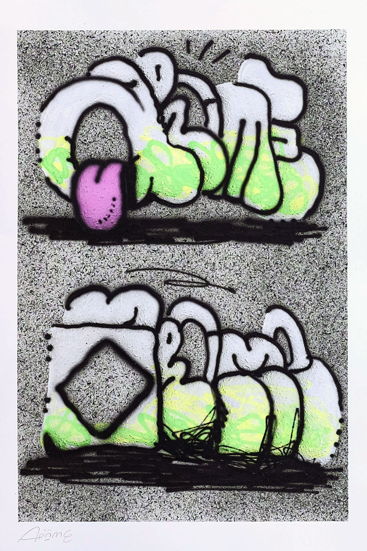 Illustrazione THROW-UP 24 by Arome