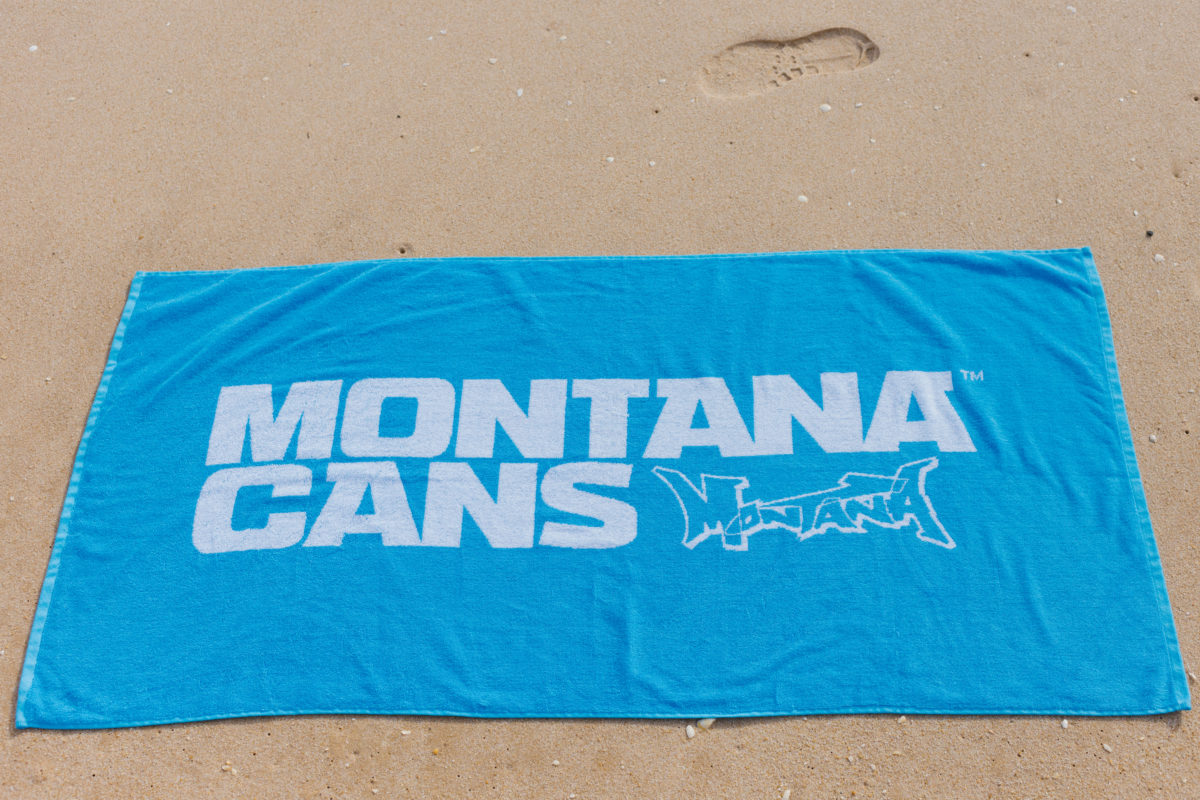 Montana TELO DA MARE blue Typo Logo