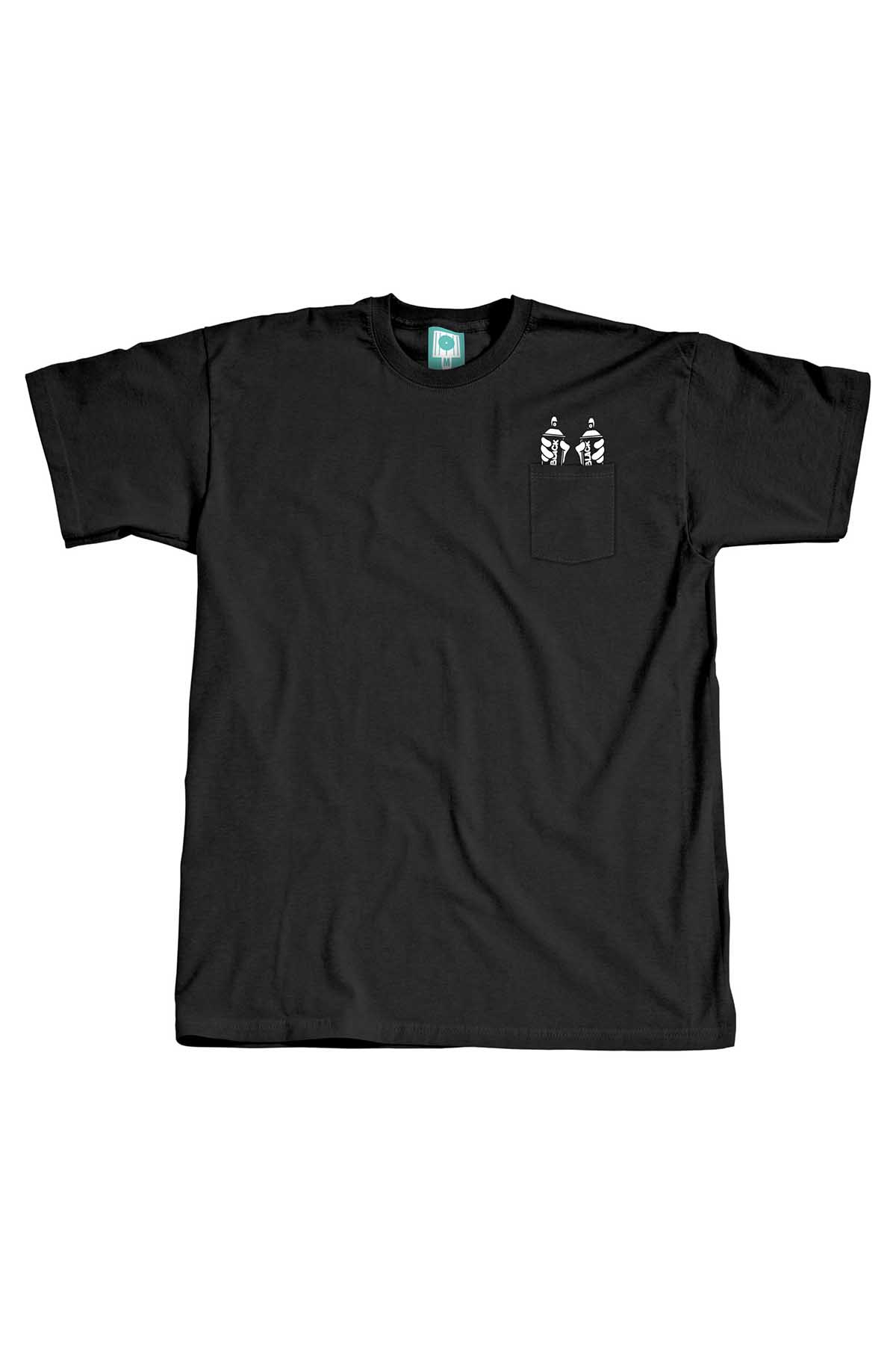 Montana BLACK CANS Pocket T-Shirt by Superspray