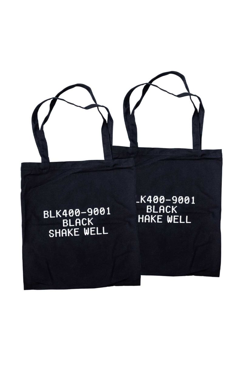 Montana DONUT PRINT - 9001 BLACK Cotton Bag