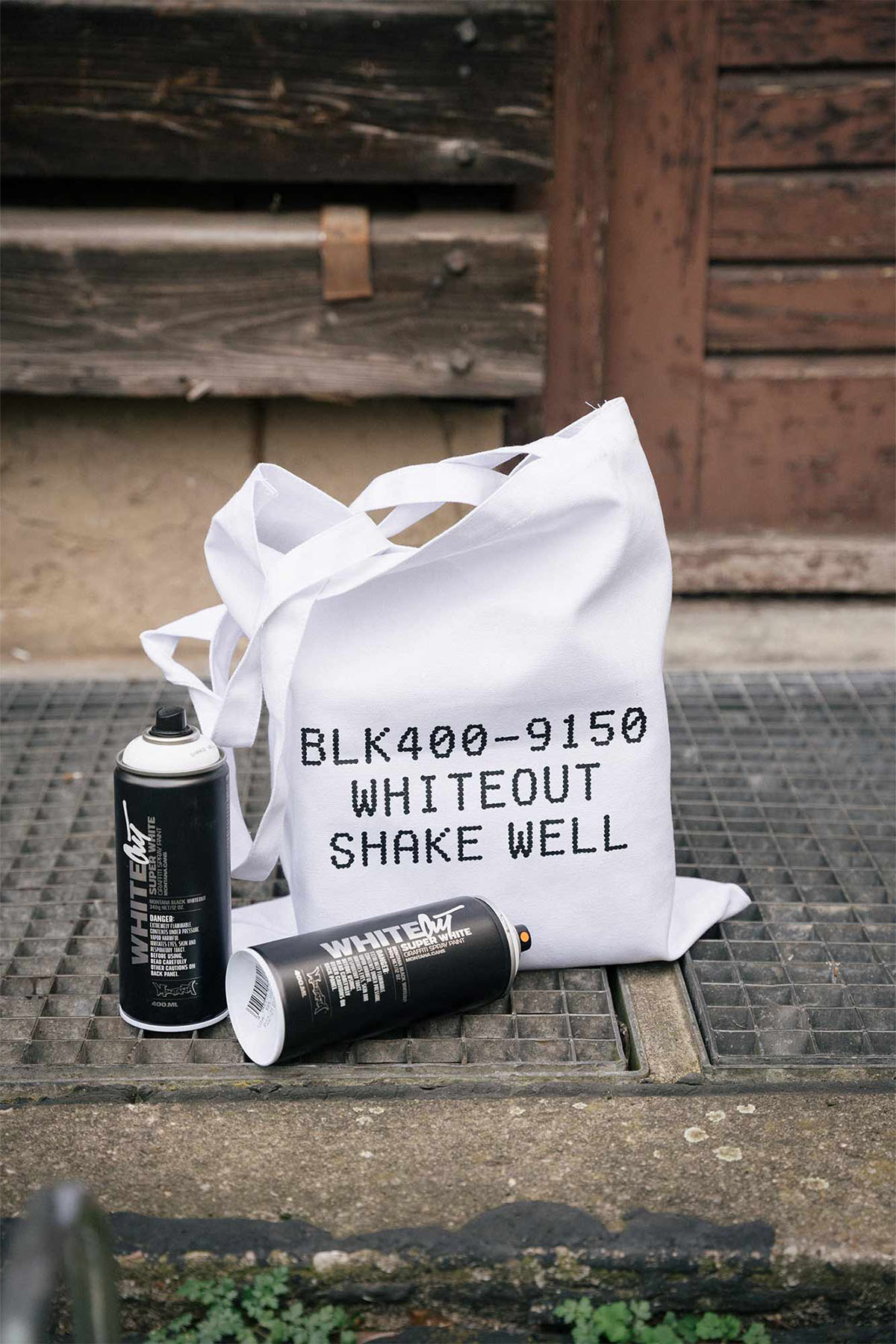Montana DONUT PRINT - 9150 WHITEOUT Cotton Bag