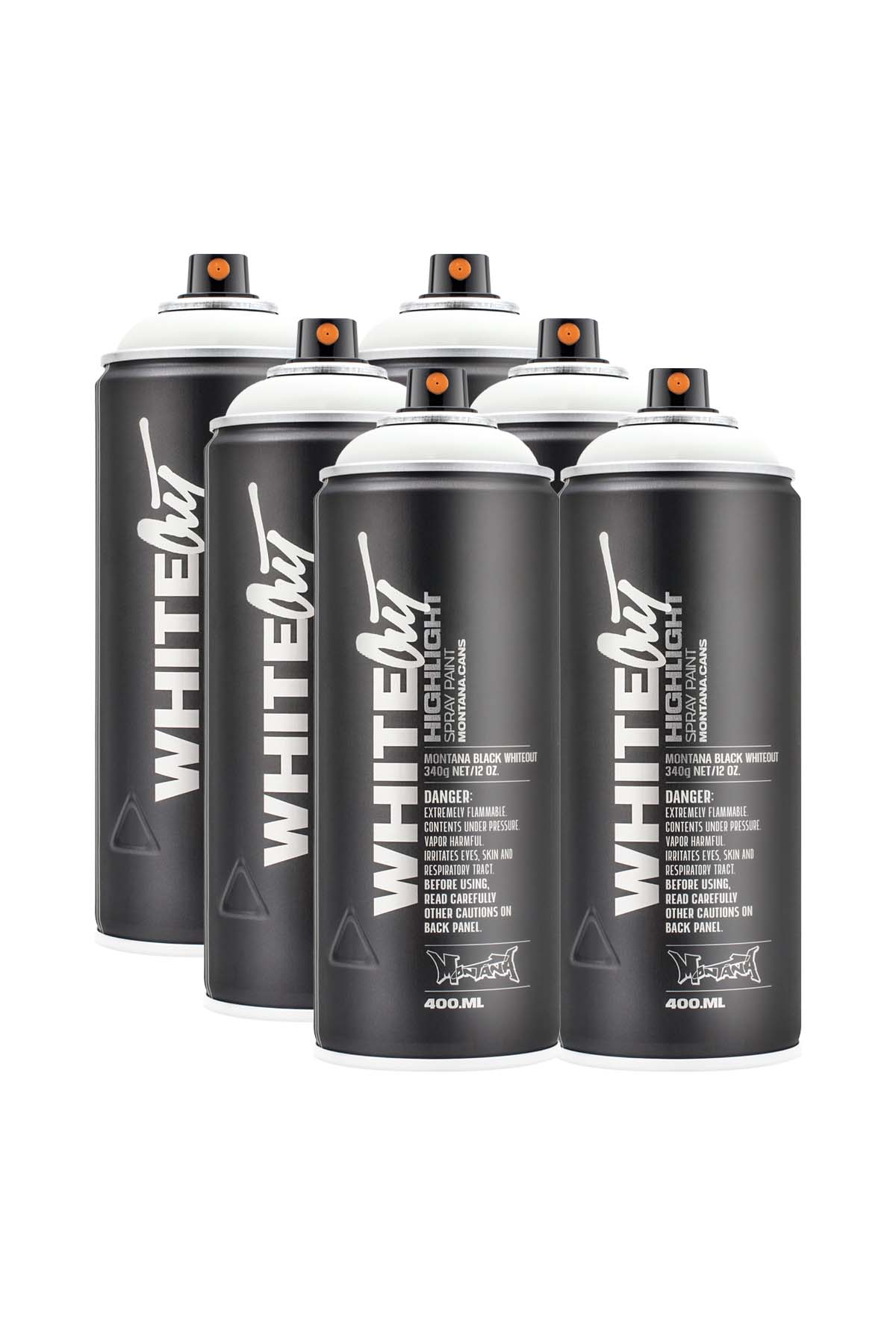 Montana WHITEOUT Highlight 400ml 6 SPRAY Pack