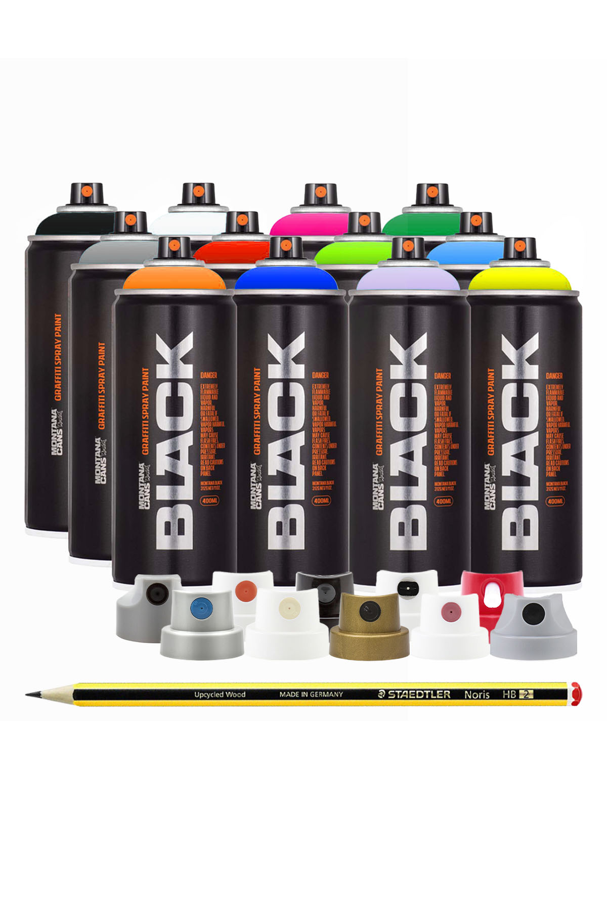 Montana BLACK Colors 400 ml 12 Spray Pack x Workshop